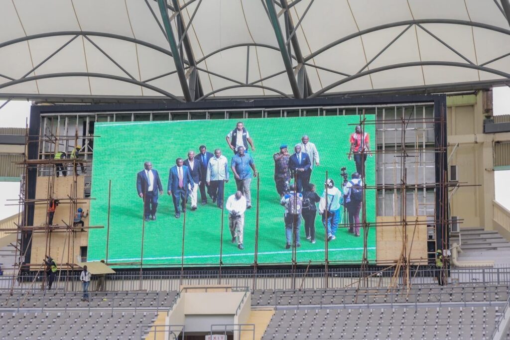 Big Screen at Kasarani Stadium for CHAN 2025