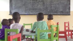 Child in classroom