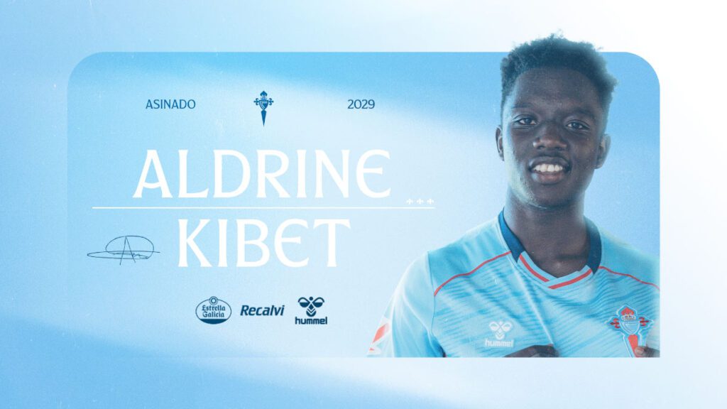 Aldrine Kibet signs for Celta Vigo from Kenya, appeals for fan support