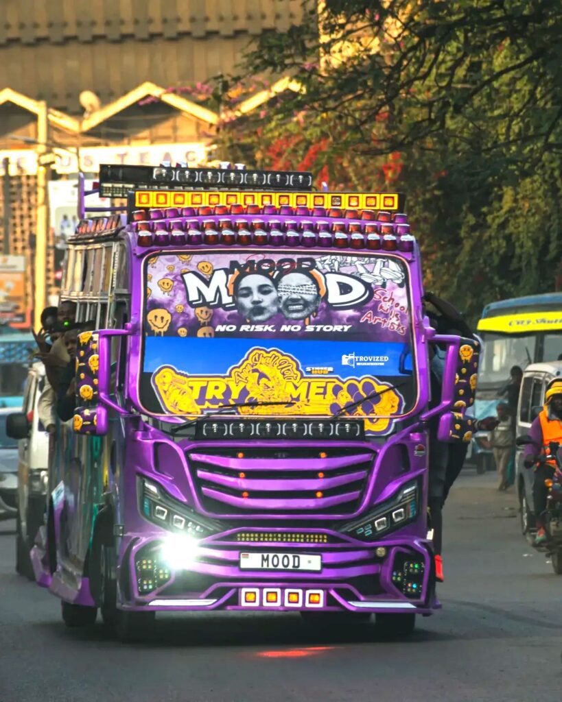 George Ruto's luxury Mood matatu
