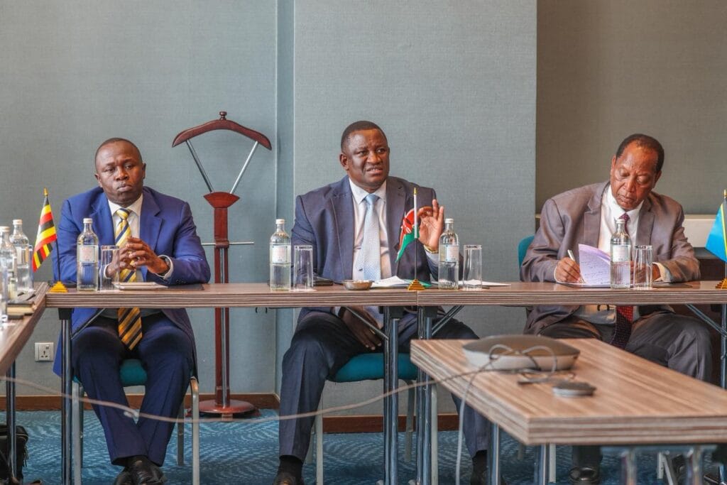 Cabinet Secretary -Ministry of Youth Affairs, Creative Economy and Sports. Hon. Salim Mvurya, during a CHAN 2025 Preparation meeting