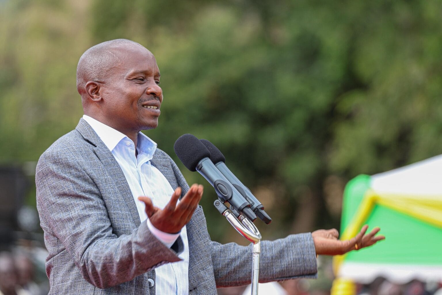 DP Kindiki speaking during empowerment program event in Kitui