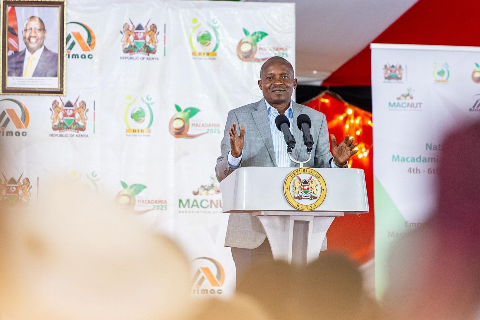 DP kithure Kindiki at the National Macadamia Conference 2025