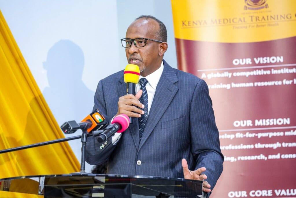 Health Cabinet Secretary Hon. Aden Duale presiding over the official opening of the 8th Biennial Kenya Medical Training College (KMTC) Scientific Conference