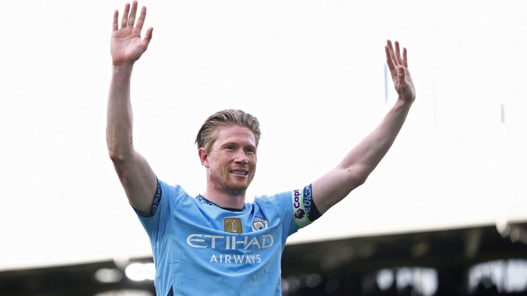 Kevin de Bruyne made 422 appearances for Manchester City, scoring 108 goals