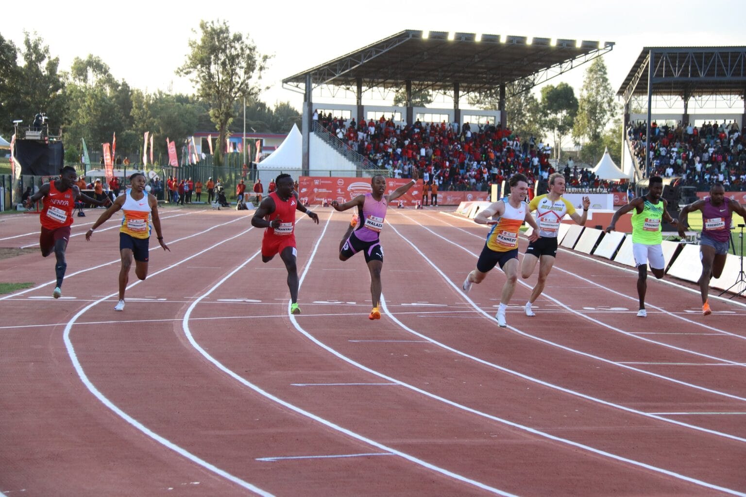Omanyala Finishes Third as Lachlan Kennedy Claims Kip Keino Classic 100m Win