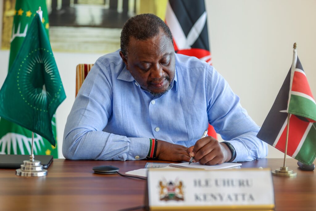 Photo of former President Uhuru Kenyatta.