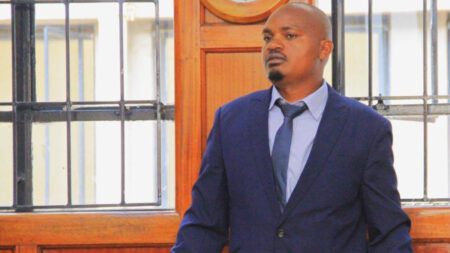 Safaricom manager testifying in court during Rex Masai murder case hearing