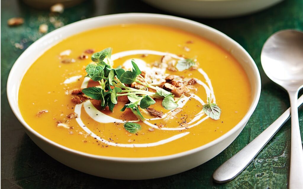 creamy vegan pumpkin soup recipe