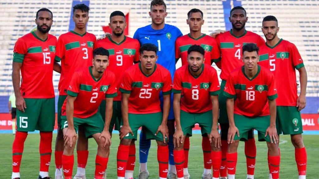 Morocco national football team, alos known as the Atlas Lions during the CHAN match opener